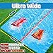 JAMBO 30FT x 8FT XXL MEGA Water Slide and 2 Bodyboard Updated Model– Extra Long Extra Wide Slip Splash and Slide for Kids, Heavy Duty Backyard Lawn Waterslide, Outdoor Water Toy, Splash Mat Splash Pad