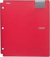 Vista 10 de Five Star Carpeta de 4 bolsillos, plástico, alta capacidad, carpetas con bolsillos, color seleccionado para ti, 1 unidad (33190)
