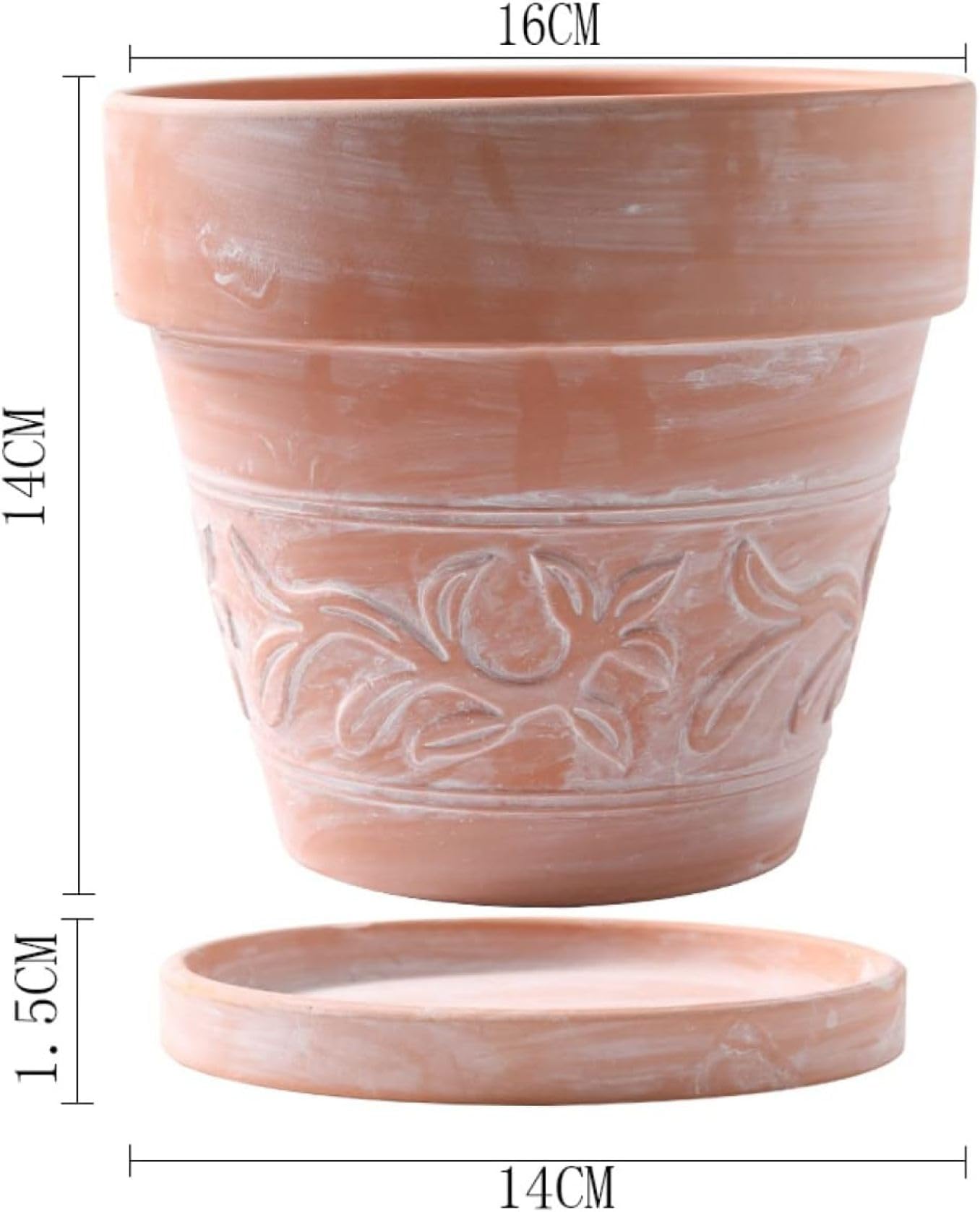 超希少 ドマーニ鉢 ピンクの円筒形 旧刻印入り 超希少 ドマーニ鉢