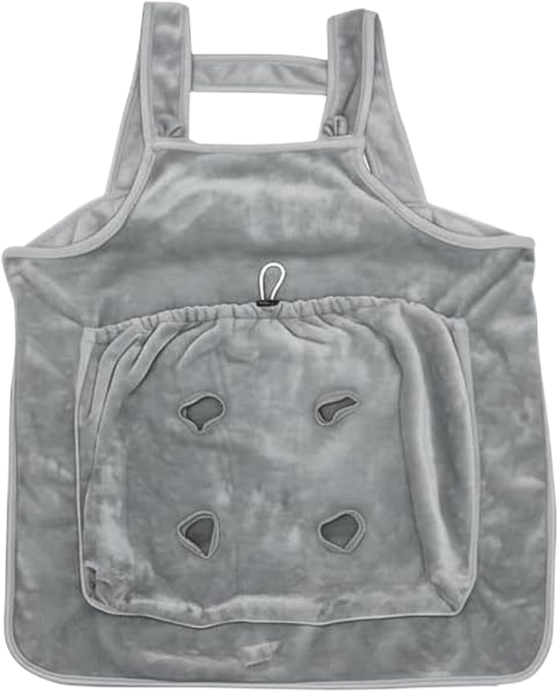 Grembiule in peluche per trasportino di animali – Comoda borsa a tracolla regolabile per gatti e piccoli animali domestici, sacco a pelo portatile per casa, appartamento, camera da letto, soggiorno, u