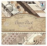 Ursus 40930099 - Paper Pack Good Old Time, ca. 20,5 x 20,5 cm, 40 Blatt sortiert in 20 Motiven