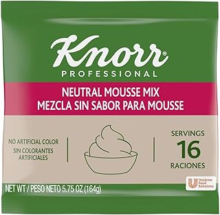 Knorr Professional Neutral Mousse Dessert Mix No Artificial Colors, 5.75 oz (Pack of 10)