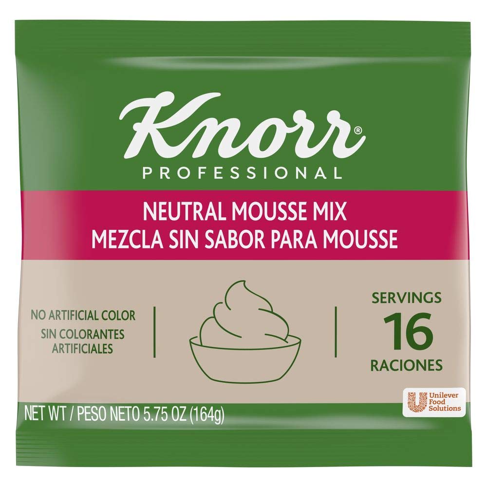 Knorr Professional Neutral Mousse Dessert Mix No Artificial Colors, 5.75 oz (Pack of 10)
