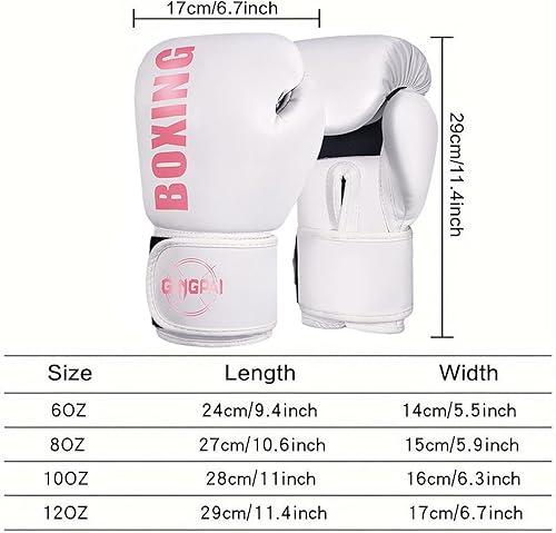 Miniatura 5 de Boxing Gloves,Training Gloves for Child,Adults Boxing Training,Kickboxing, Muay Thai, MMA PU Leather