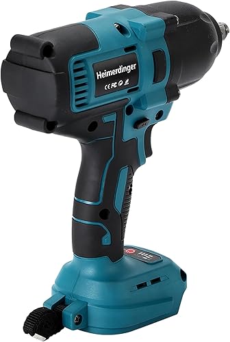 Miniatura 5 de Heimerdinger Llave de impacto inalámbrica de 12 pulgada para batería Makita, 580 Ft-lbs (800N. m) Herramienta eléctrica de alto par sin escobillas