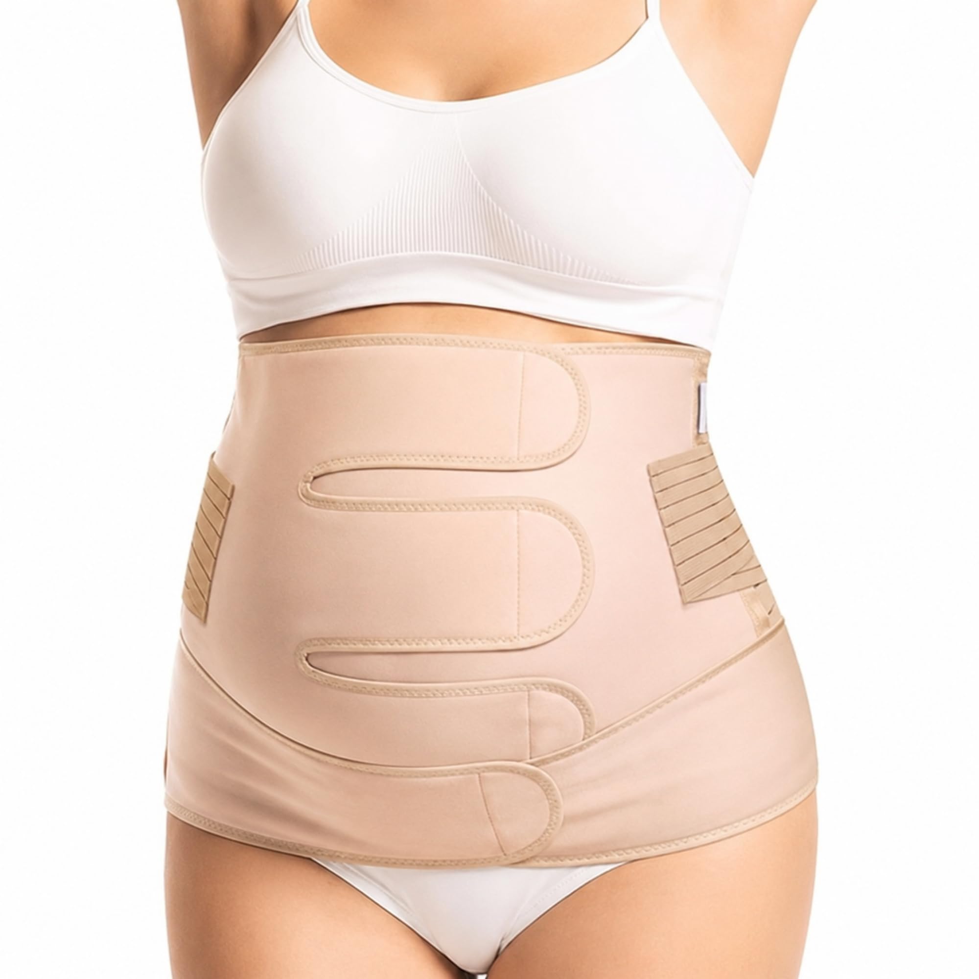 2-in-1 Black Postpartum Maternity Belt for Women Waist Trimmer Shapewear to Reduce Tummy Fat After Delivery for C-Section(30 Inch to 46 Inches of Waist)-image-27