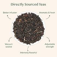 Vista 2 de VAHDAM, Darjeeling Tea Leaves From Himalayas 340g (170+ Cups) Pure Unblended Darjeeling Black Loose Leaf Tea Packed & Shipped Direct From Source