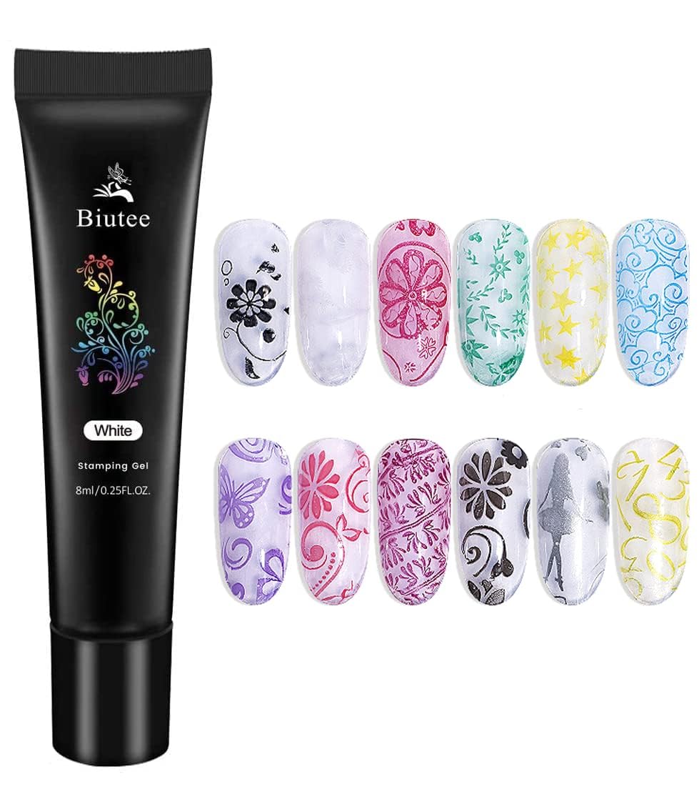 Nail Stamping Set 8 Colores 8ml Placas Estampacion Uñas Stamping Gel Polish DIY