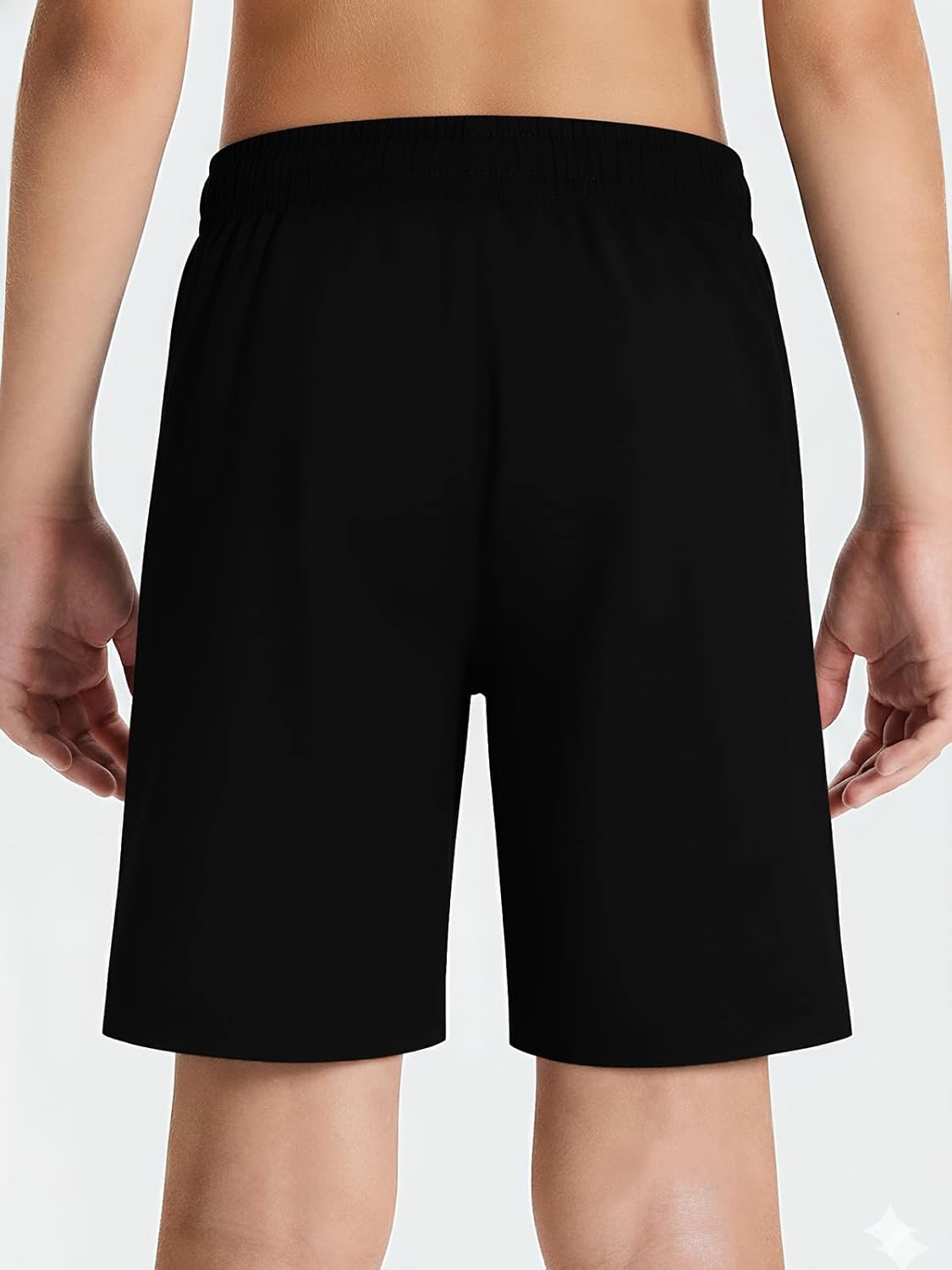 DEVOROPA Boys Athletic Shorts Lightweight Quick Dry Hiking Cargo Shorts with Zipper Pockets for Outdoor Running - Image 4