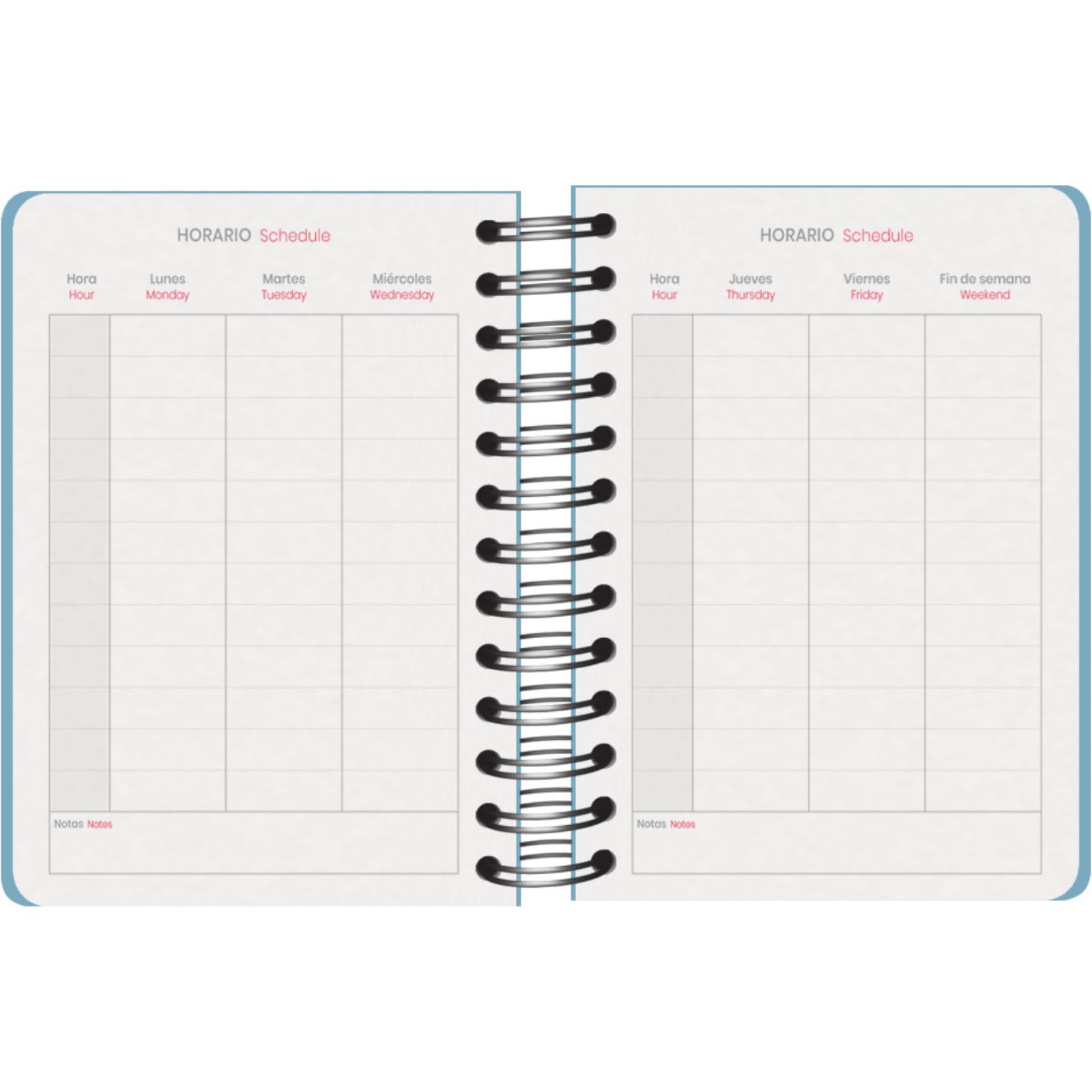 Dohe, School Planner 2025 2026, Day per Page, A6 Size (12x17 cm), Spanish and English, September to June - Image 3