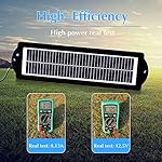 MEGSUN 12 Volt 3W Solar Car Battery Maintainer Trickle Chargers Kits, Portable Waterproof Solar Panel Charging Kit for…