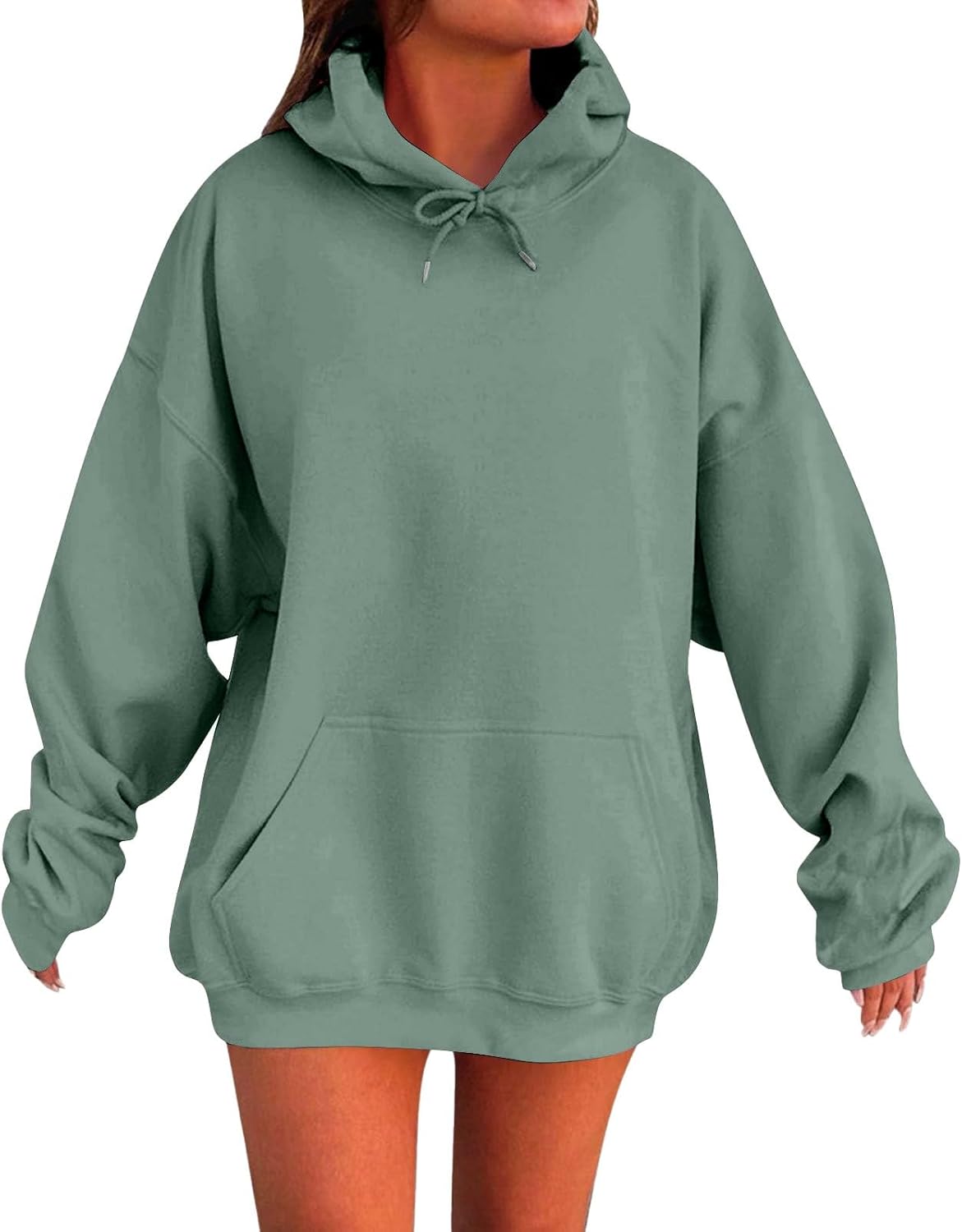 Oversized Hoodies For Women Cute Sweatshirts Fleece Hooded Pullover Tops Sweaters Casual Fall Winter Fashion Clothes