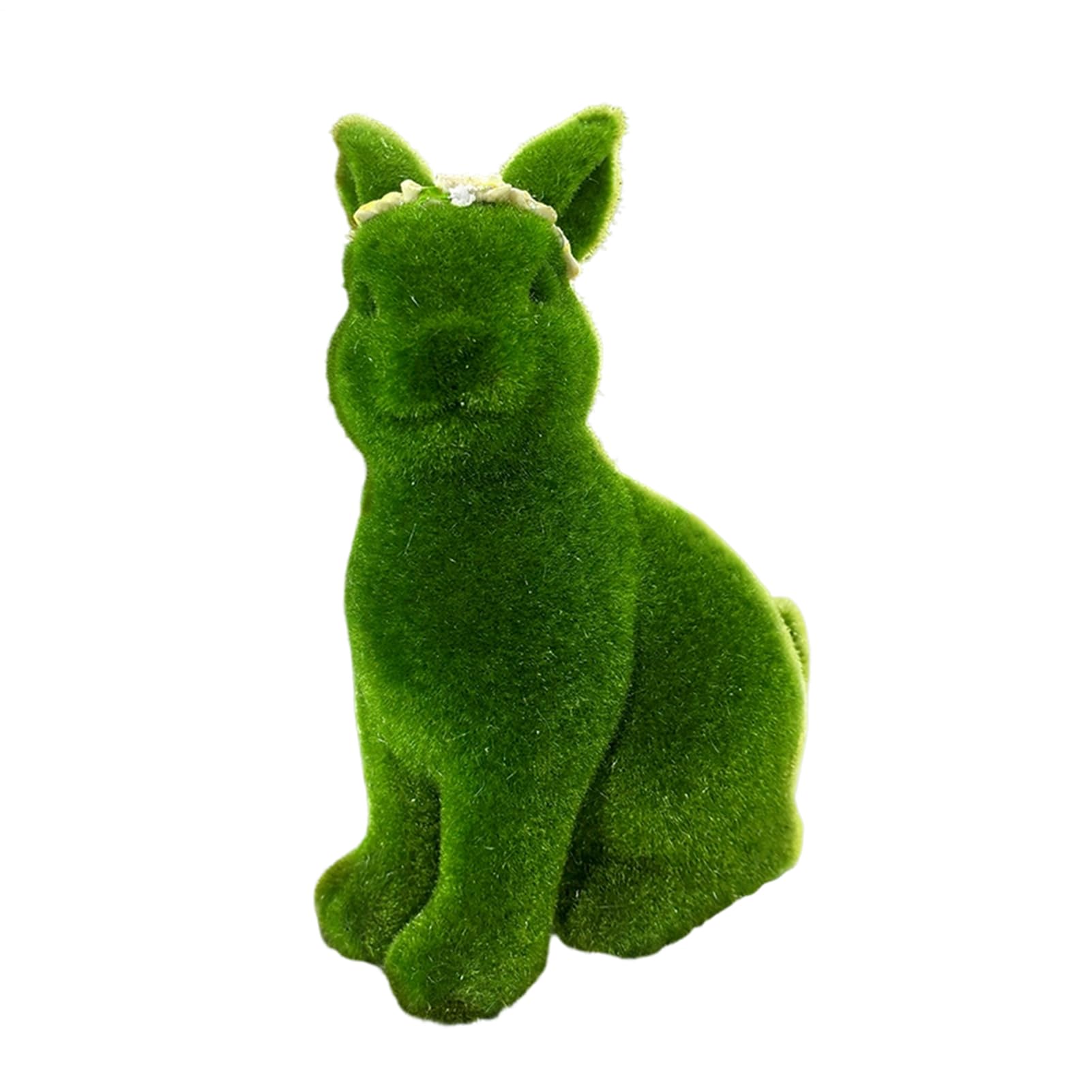 Lapin de Pâques en mousse pour une table de printemps et décoration de terrasse extérieure