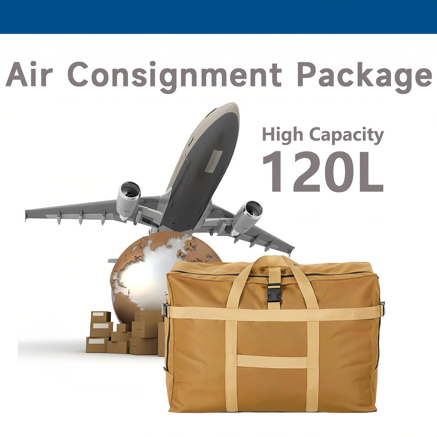 Arxus Large Duffel Bag, Waterproof Carry on Weekend Overnight Storage Bag over Luggage for Airline, Travel, Camping, Moving