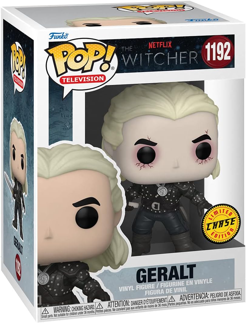Funko Pop! Geralt Avec Bouclier - The Witcher - Figurine Vinyle Collector Officielle - Parfait Pour Les Fans De La Série Netflix ! Cadeau Funko Pop