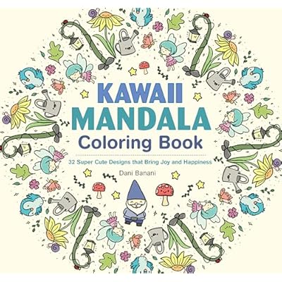 Kawaii Mandala Coloring Book