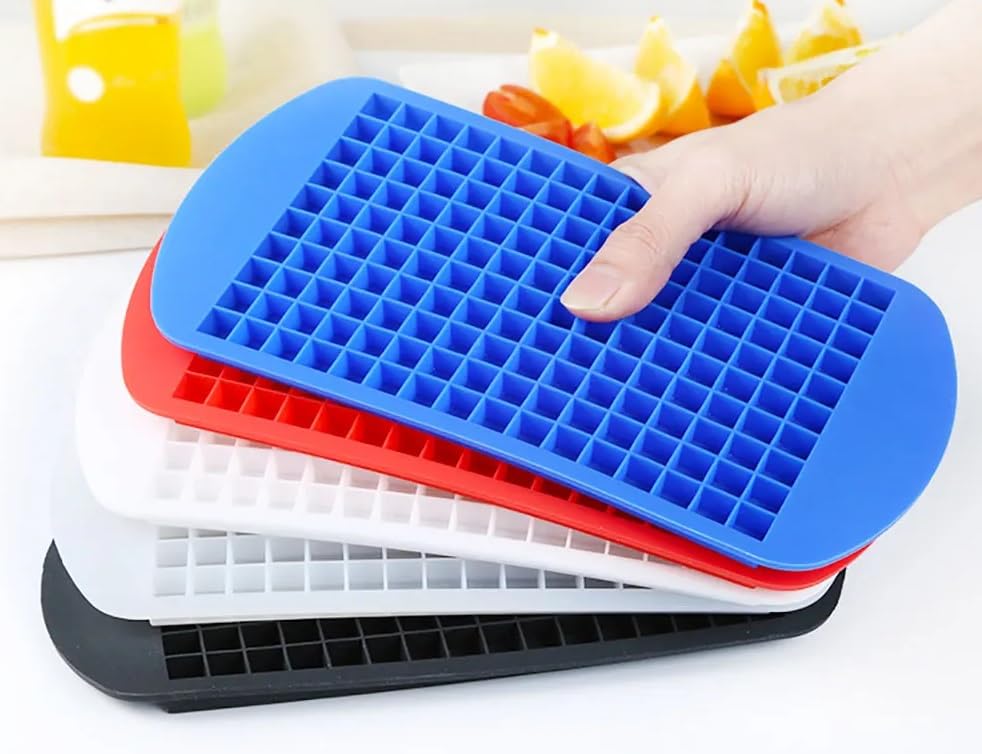 Molde para cubitos de hielo de silicona 160 cubos miniatura 7