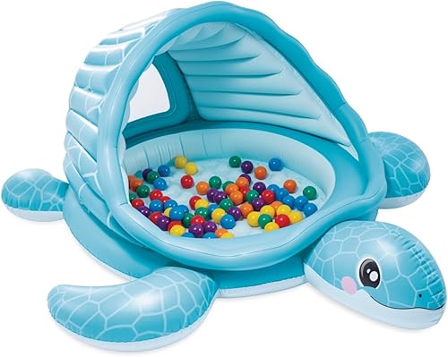 Miniatura 15 de INTEX Friendly Octopus Piscina Inflable para Niños: Piscina Inflable para Niños con Rociador de Agua y Tobogán – Almohadilla para Salpicaduras – 92