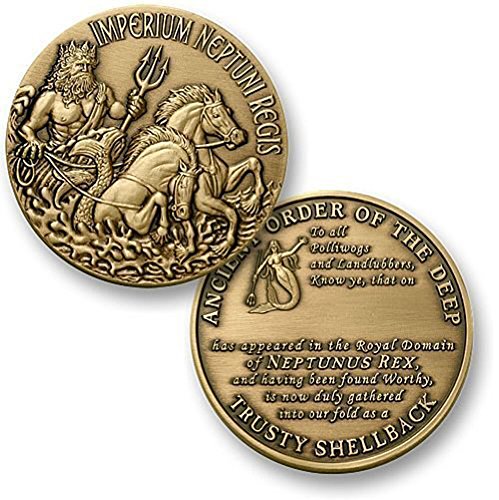 ADAM Trusty Shellback Challenge Coin