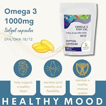 Omega 3 1000mg (18/12) Softgel 7 Capsules – High-Potency Fish Oil Supplement