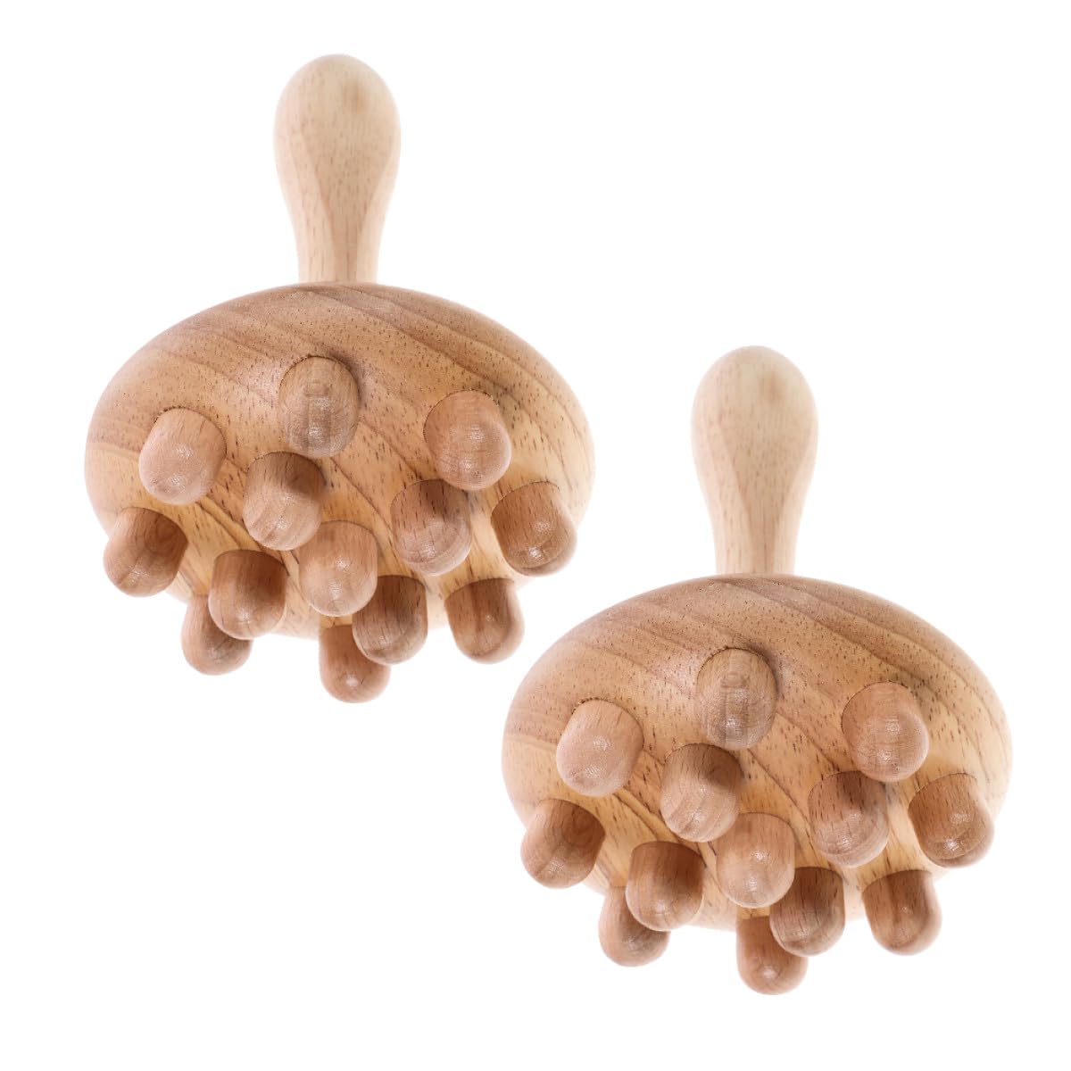 2 Stück Pack Kopfhautmassagekamm mit Breiten Zinken Massagekamm für Kopf Nacken und Rücken Oberfläche Tragbarer Entwirrungskamm