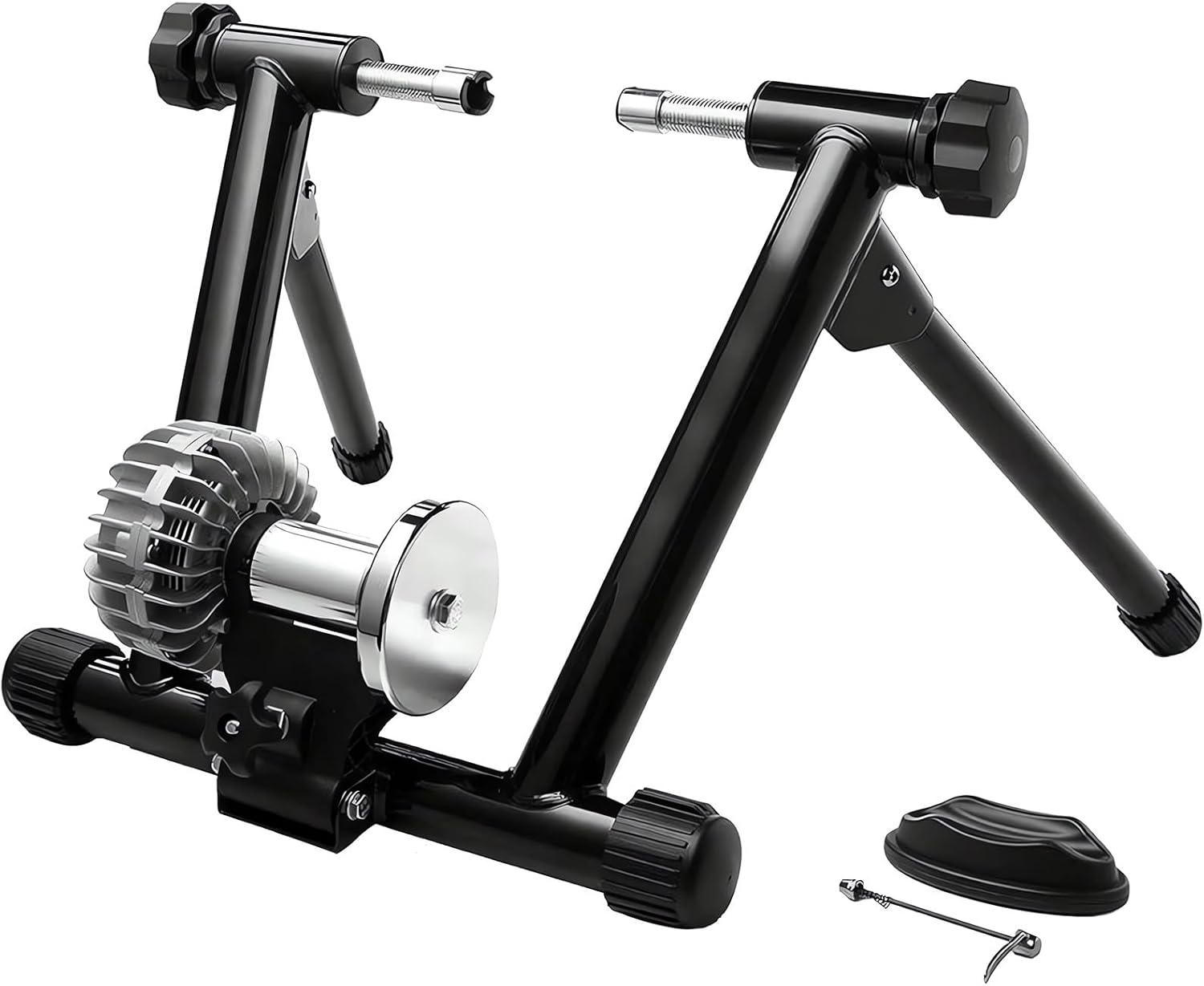 Bike Trainer, Fluid Resistance Smart Bike Trainer Stand for 26-29”or 700c Wheel - Noise Reduction