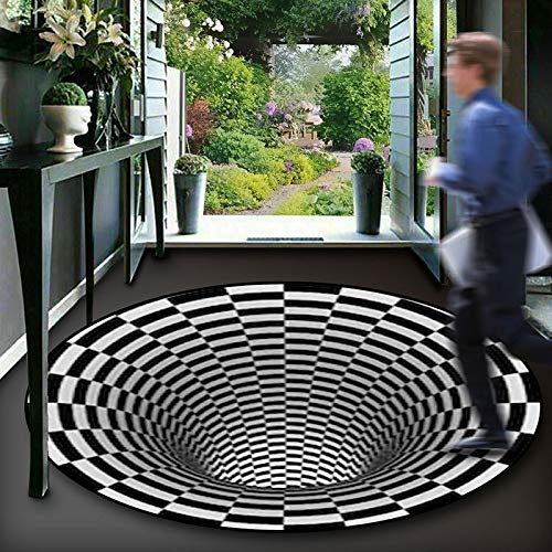 Tapis rond pour salon moderne idéal pour la cuisine et la chambre