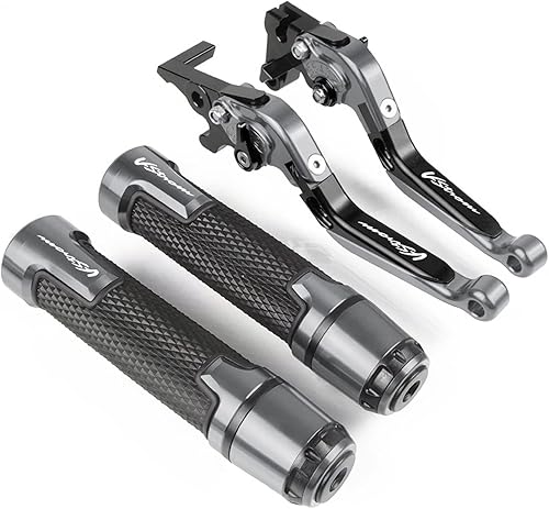 Miniatura 1 de FIGULI Levers Handlebar for Suzuki V-Strom VSTROM 2004-2009 2010 CNC Motorcycle Folding Extendable Brake Clutch Levers Handlebar Hand Grips (Color