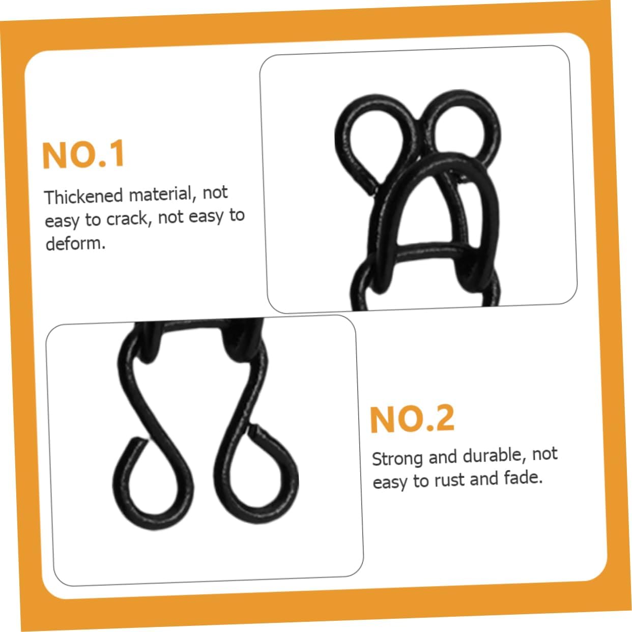 100Pcs Metal Hook and Eye Closure for Sewing Durable Invisible Fasteners for Bras Skirts and Trousers Strong Resistant Sewing Accessories