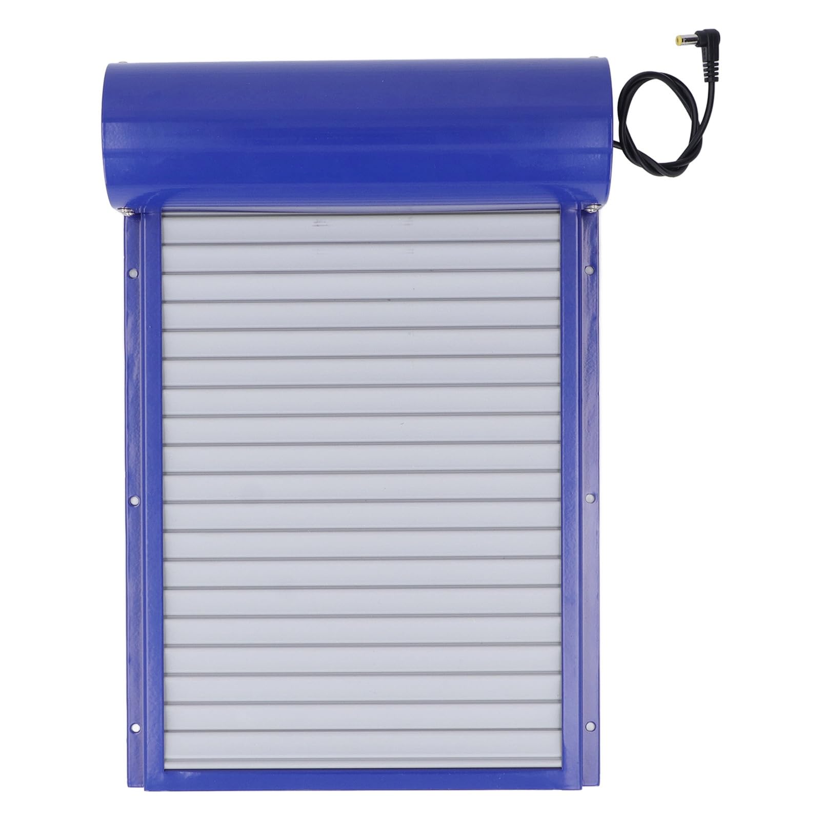 Generic Porta Automatica per Pollaio Ad Energia Solare con Controllo Timer Programmabile Facile Gestione Dell'allevamento, Alluminio e Plastica, 37x24,7 Cm