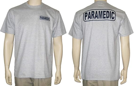 Amazon.com: Paramédico playera estilo de trabajo ((Gris), M, gris : Ropa,  Zapatos y Joyería