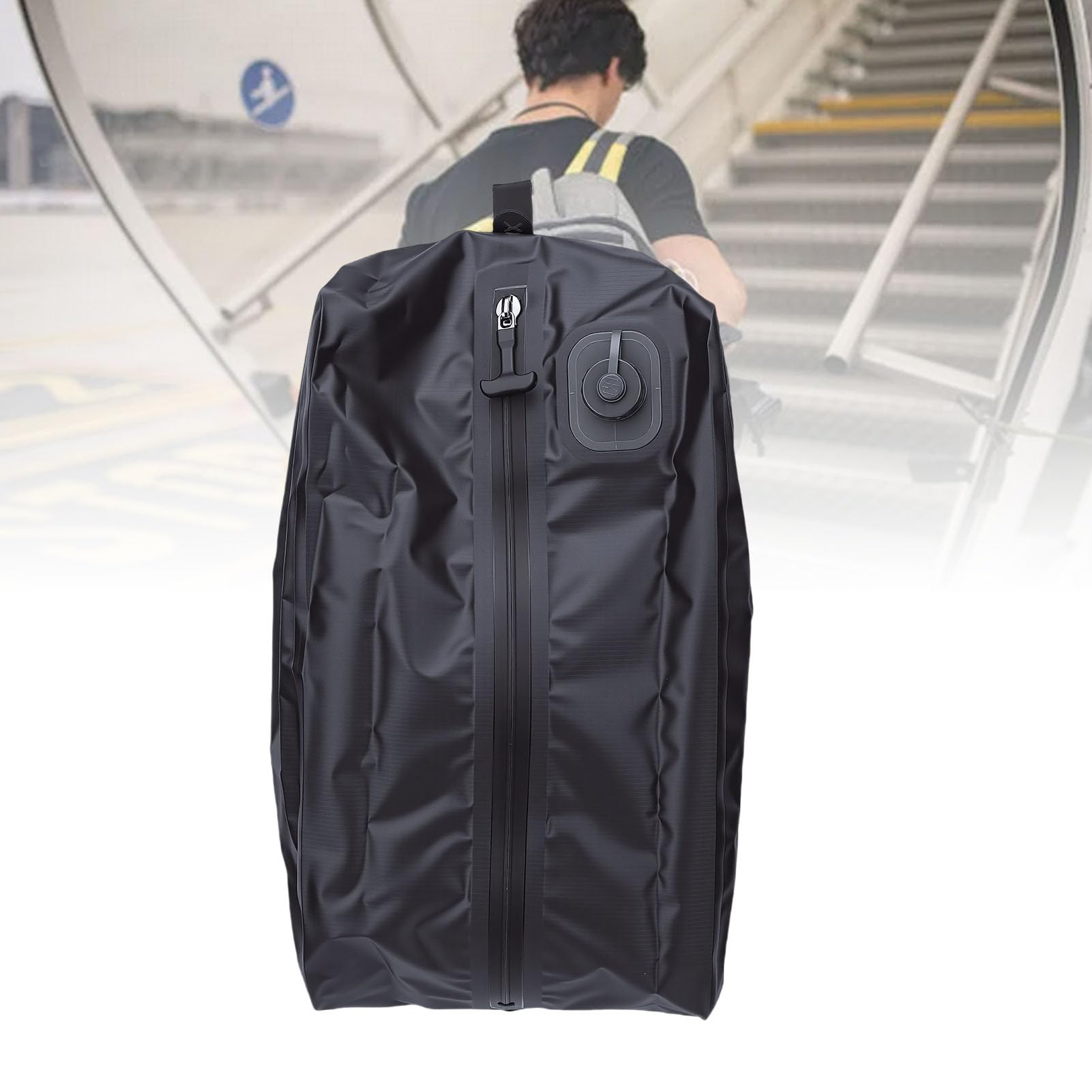 Drfeify Sacco a Compressione Sottovuoto Sacco Salvaspazio Pieghevole in TPU Resistente All'acqua per Viaggi D'affari -, 20 Litri