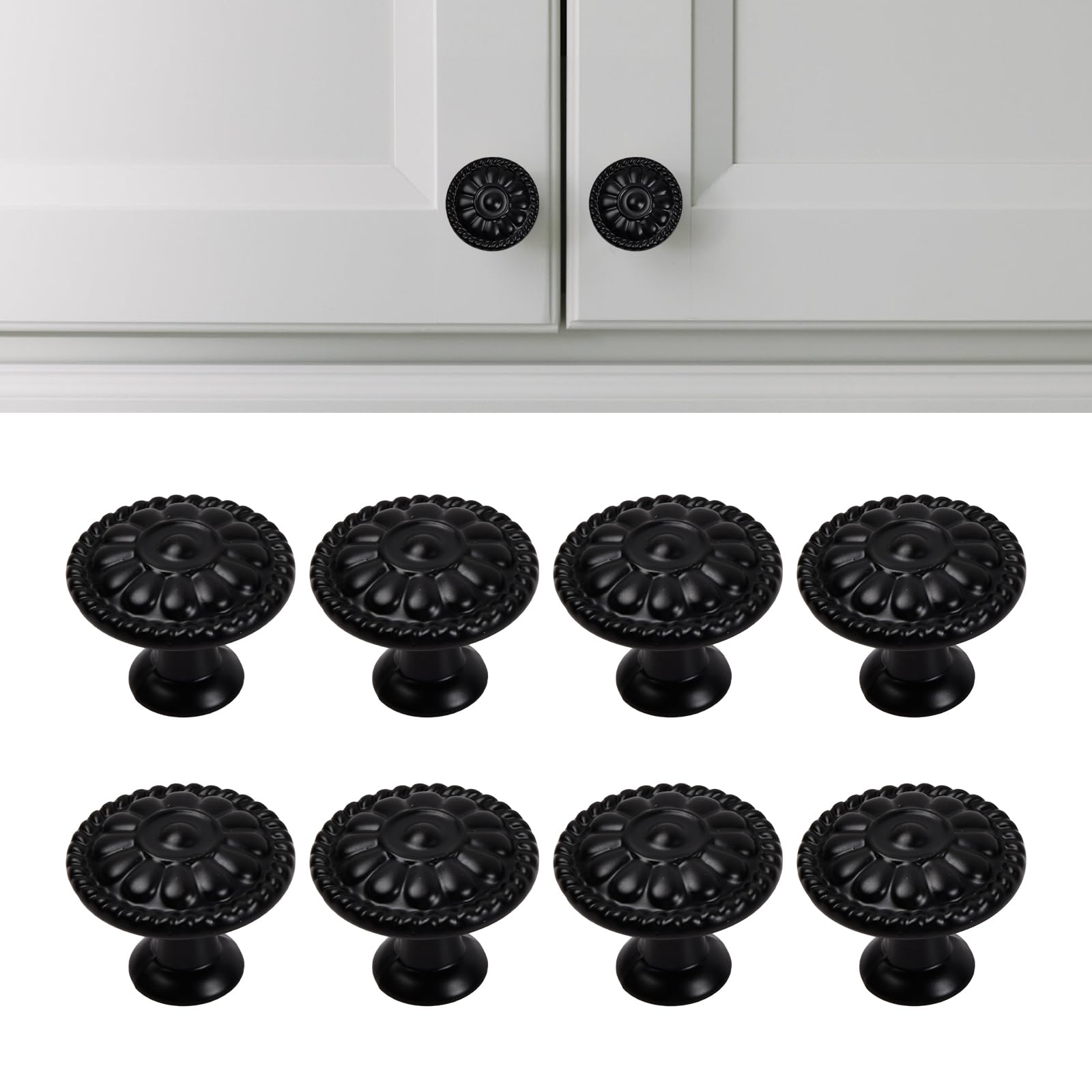 12 Pomelli In Legno Naturale Per Mobili - Maniglie Rotonde 24x32 Mm Con Viti E Cacciavite - Foto 3