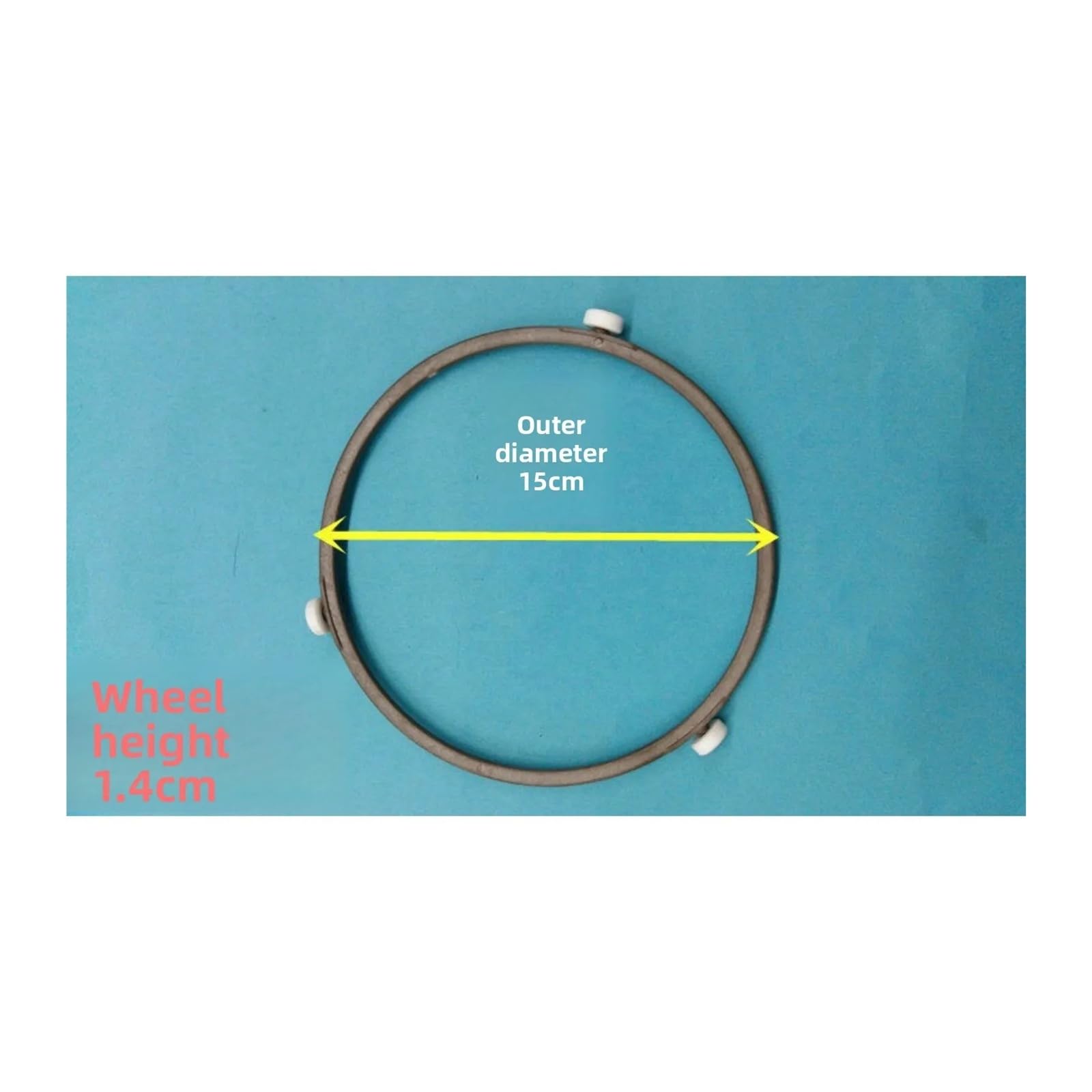 Anillo De Soporte for Plato Giratorio De Horno Microondas, Compatible Con Panasonic, Compatible Con Galanz, Compatible Con Midea, Compatible Con Samsung, Rodillo De Rotación