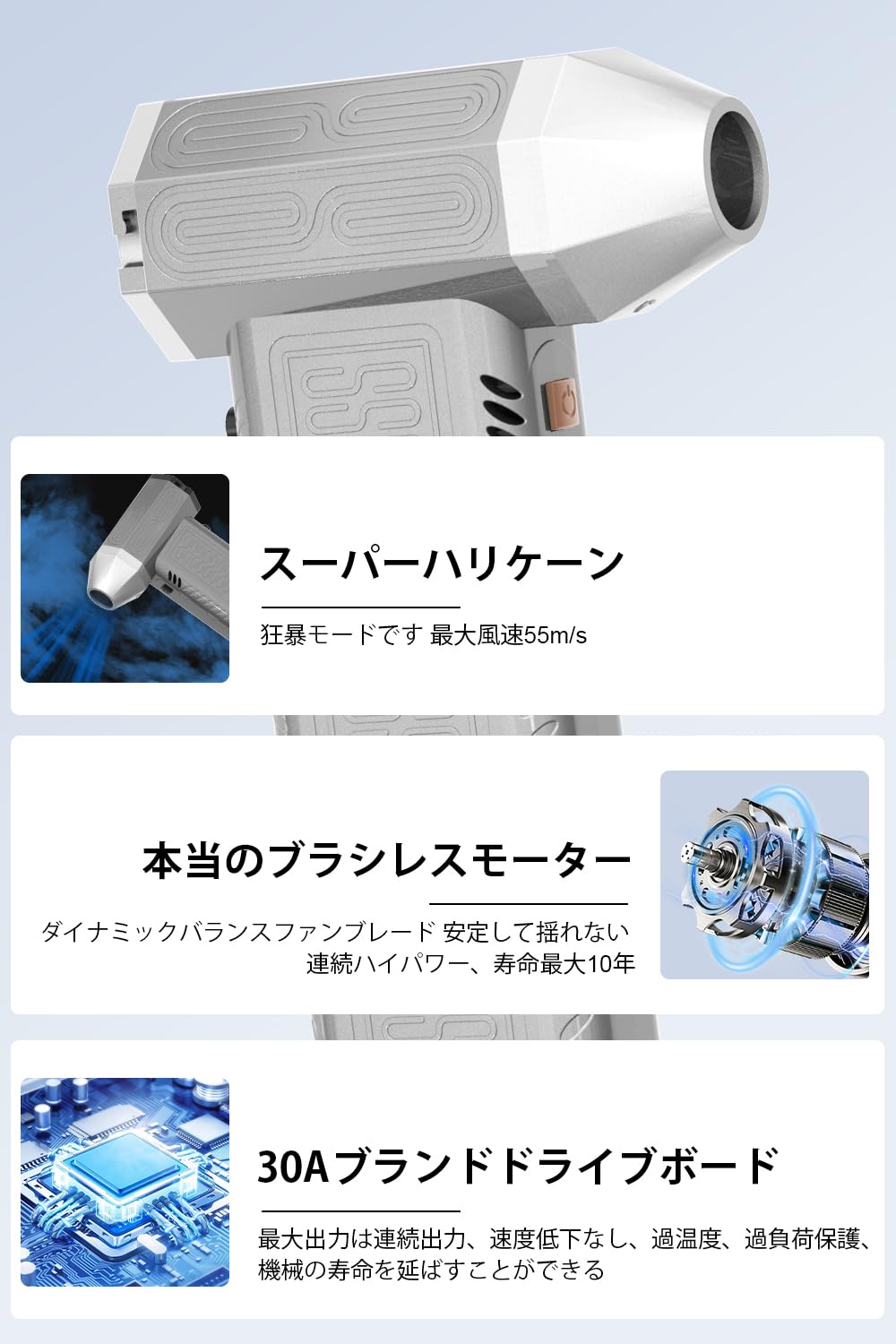 Amazon | Raydyn 電動エアダスター 吸い込み/吹き飛ばし エア