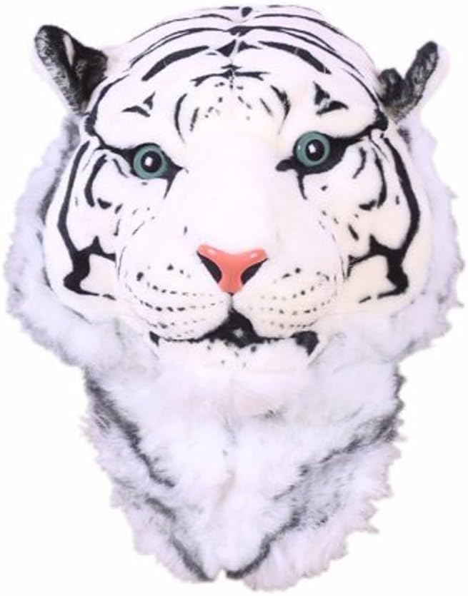 W EnterpriseHip Style Wild Animal Tiger Head Bag Backpack Knapsack, White