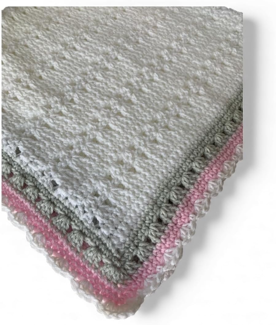 Kim's Crochet Designs New! Hand Crochet Baby/Lap Blanket