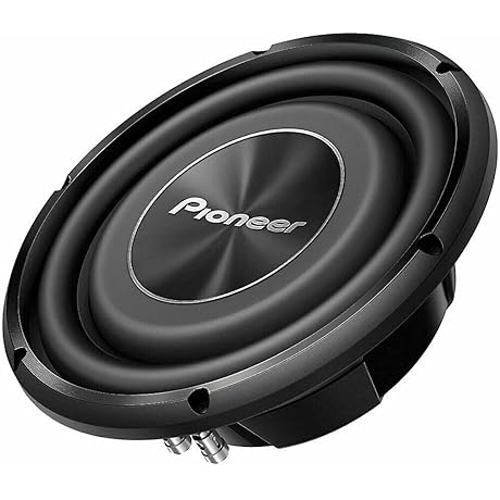 Pioneer 1200 Watt 10" TS-SWX2502 Shallow Mount 4 Ohm Subwoofer
