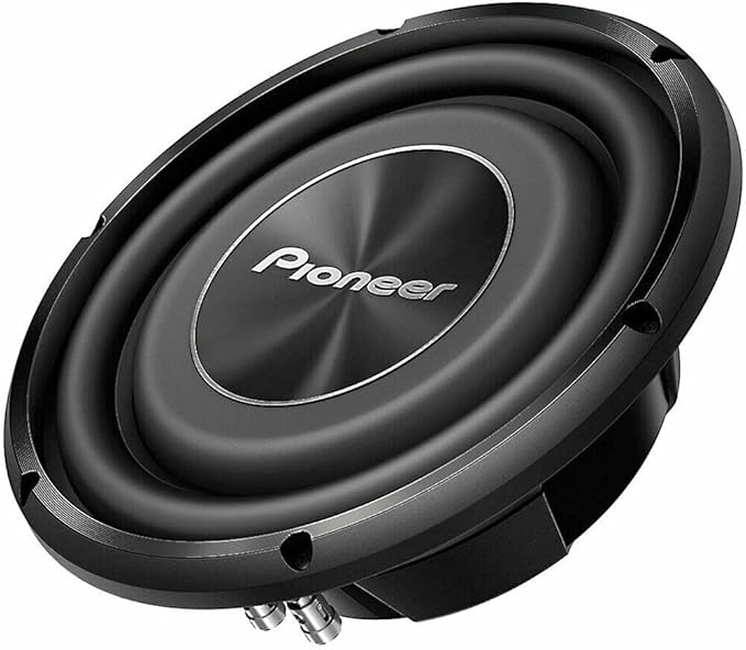 PIONEER TS-A2500LS4 1200 Watt 10″” Shallow Mount 4 Ohm SVC Subwoofer