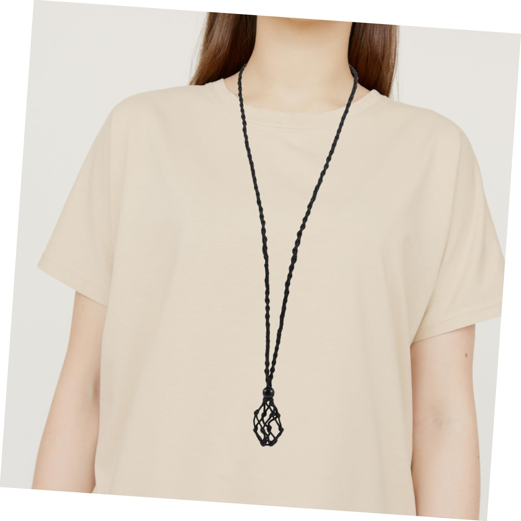 Cordino Regolabile per Collana Ciondolo Nero 24 Pezzi | Tessitura Artigianale, Stile Etnico Unico, per Progetti Fai da Te e Forniture per Gioielli