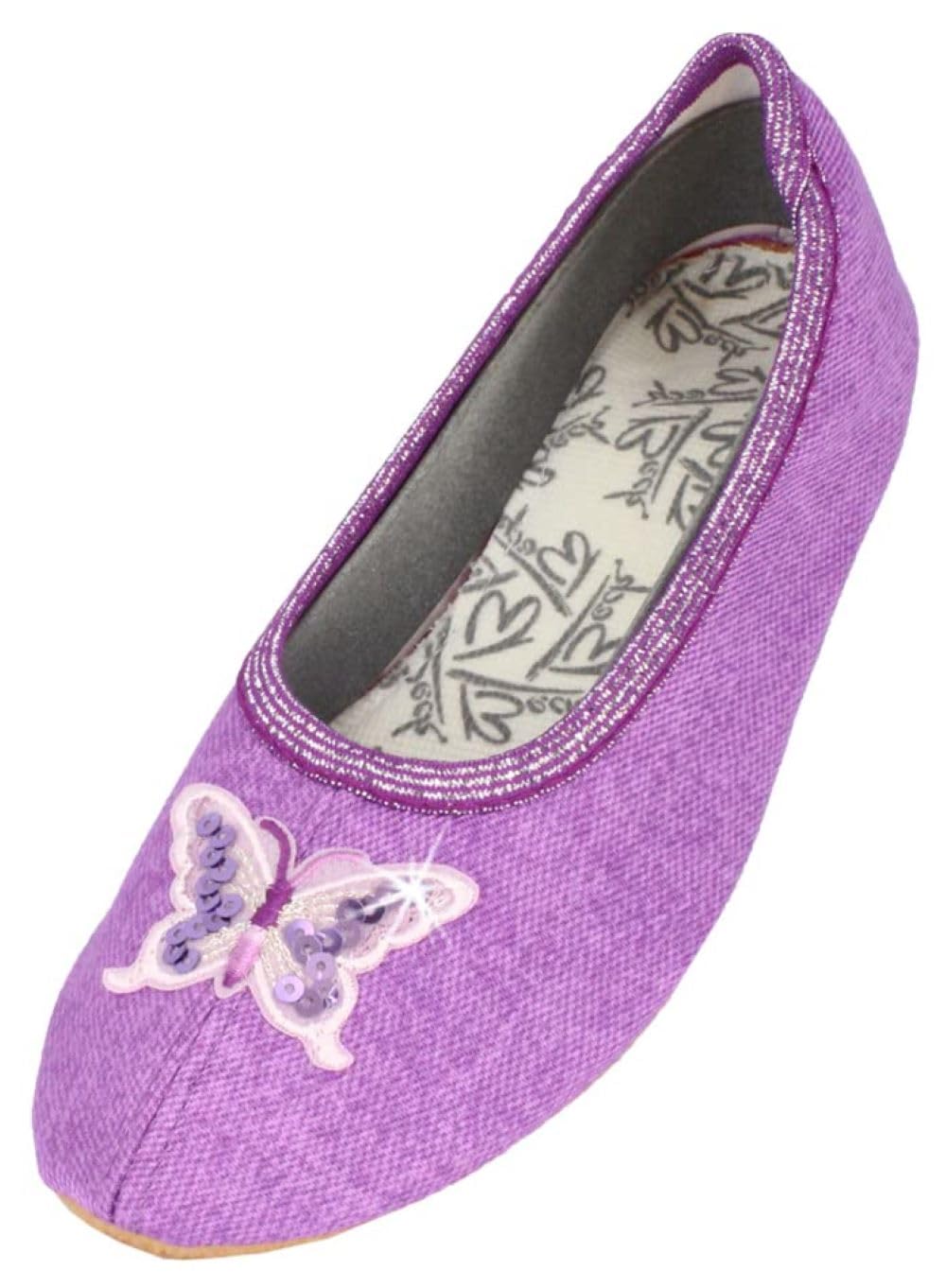 Beck Girls Butterfly Ballet Shoes