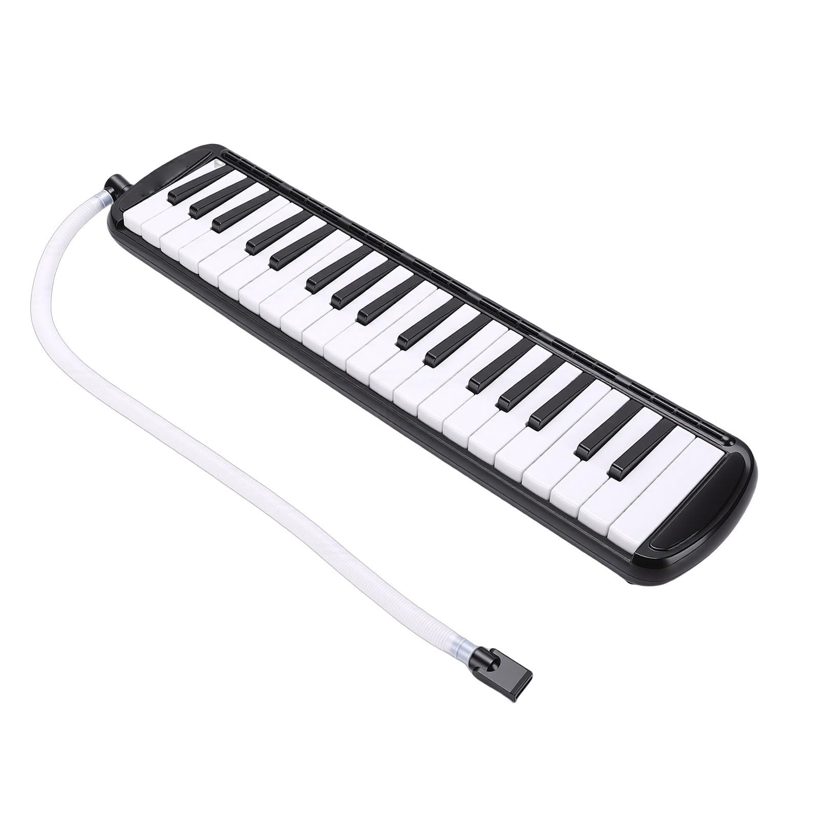 Annadue Instrumento Melódica de 37 Teclas con Boquilla y Paño de Limpieza, Fácil de Usar, Adecuado para Lecciones de Música y Sesiones de Práctica, Material ABS