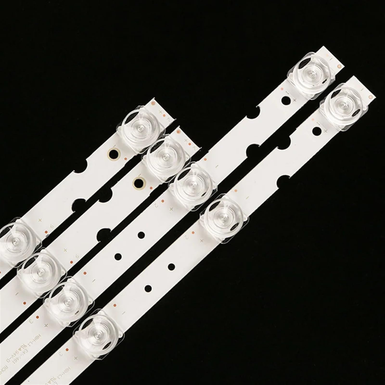 5TV (20 Pezzi) Striscia di Retroilluminazione A LED Compatibile for TCL 55HR330M07B2 55HR330M08A2 V2 55P65US 55U3800C 55P65 55D6 55F6 55L2 4C-LB5508-HR03J PF02J(4PCS(1TV))
