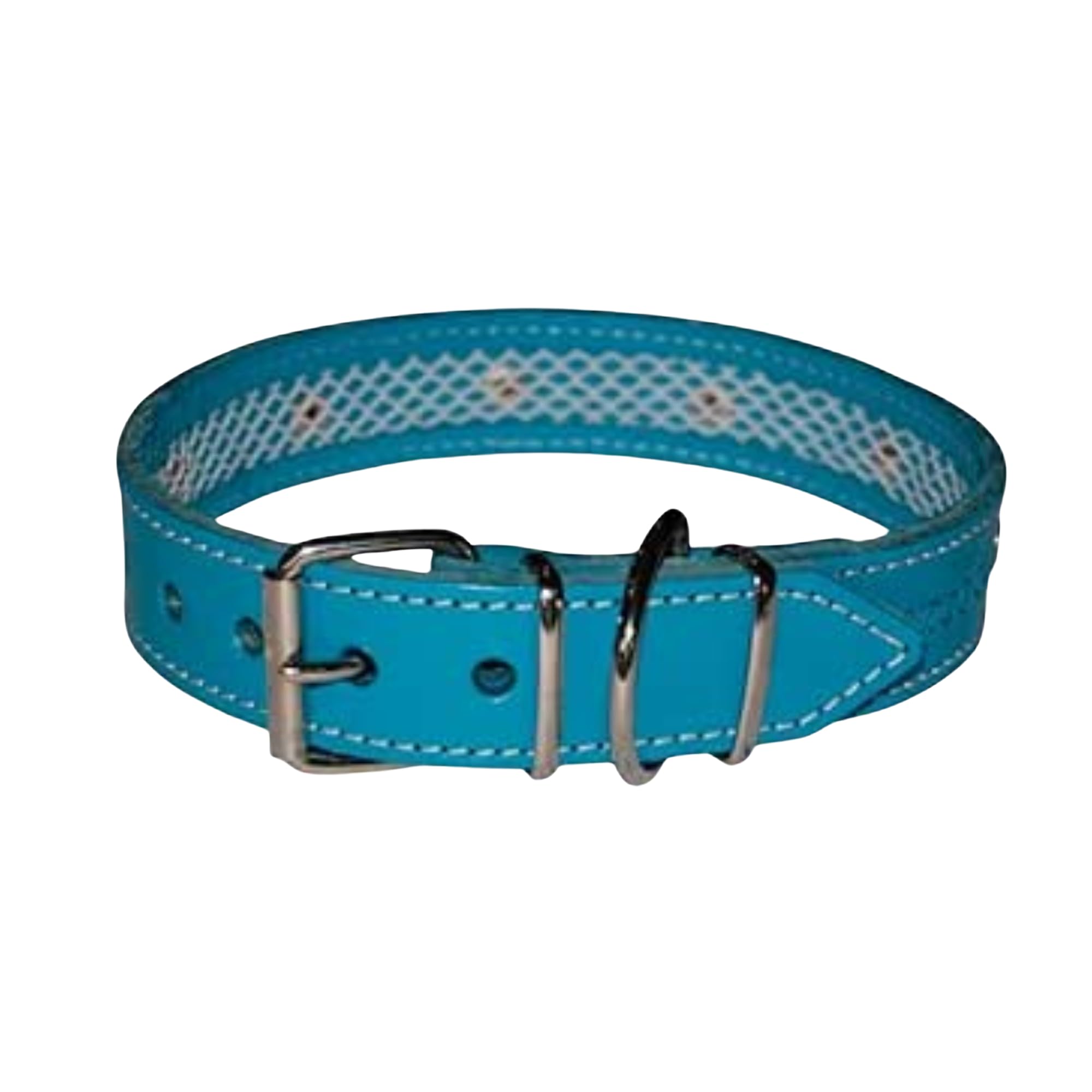 Collier pour Chien avec Filet de Protection pour Collier Anti Puces pour Chien, Collier Fait Main en Cuir de Haute Qualité Qui Protège et Prolonge la Durée du Antiparasitaire