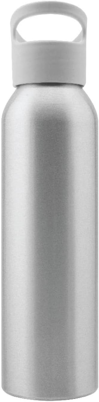 Thirsty Rhino Aerro, vaso de aluminio para botella de agua, 20 onzas, color plateado