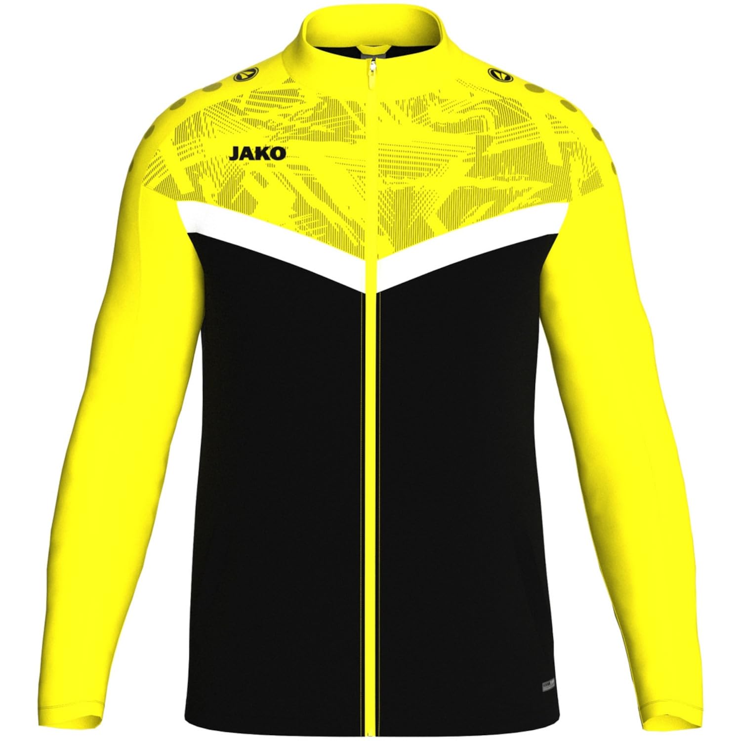 Veste en polyester JAKO unisexe noire jaune doux contre la transpiration - 3