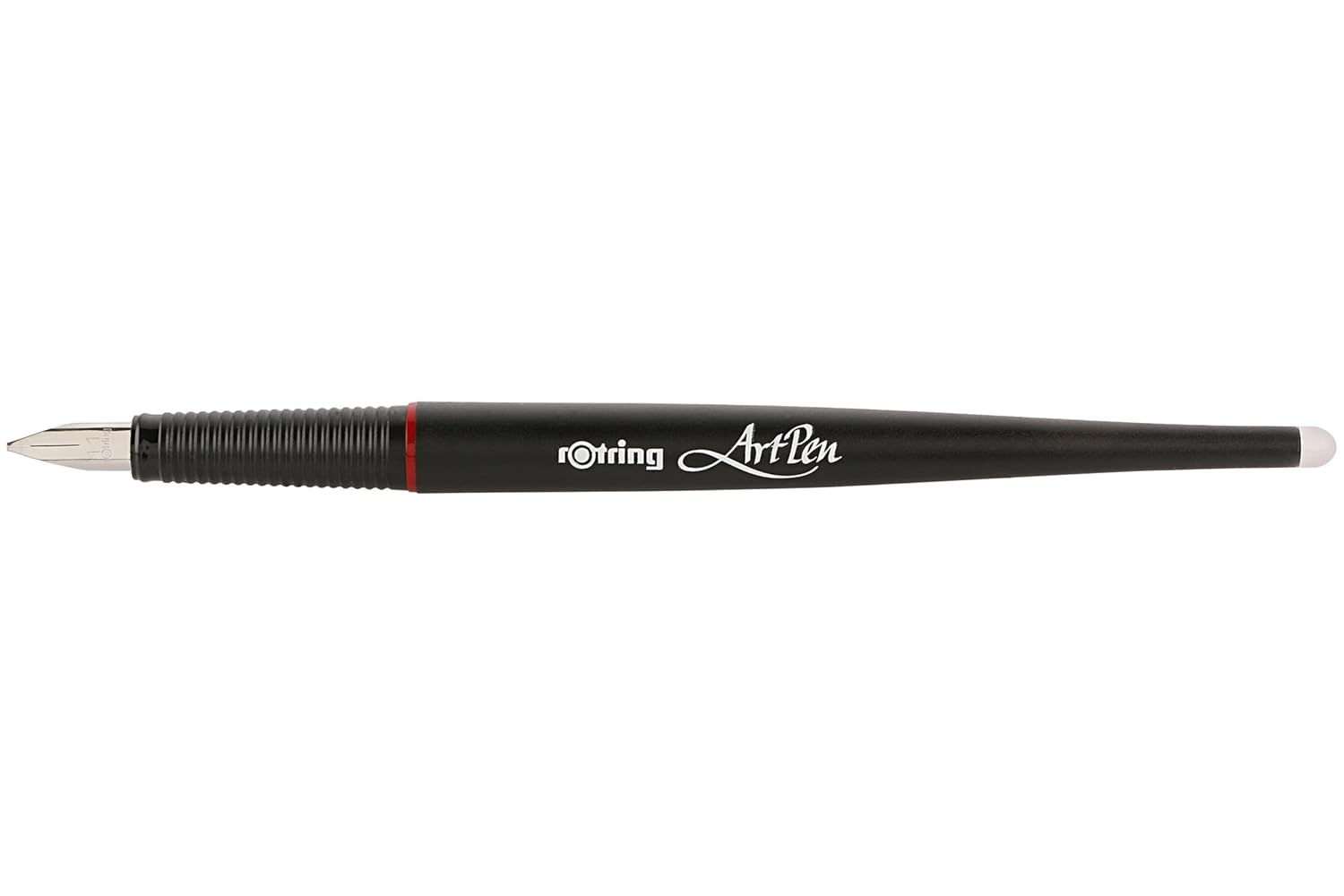Rotring Art Pen Black, 1.1mm Stainless Steel Nib For Calligraphy, Writing With 2 Cartridge