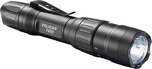 Pelican Presents Rechargeable 7600 LED Flashlight Combo Kit. Comes with Wand & Holster.