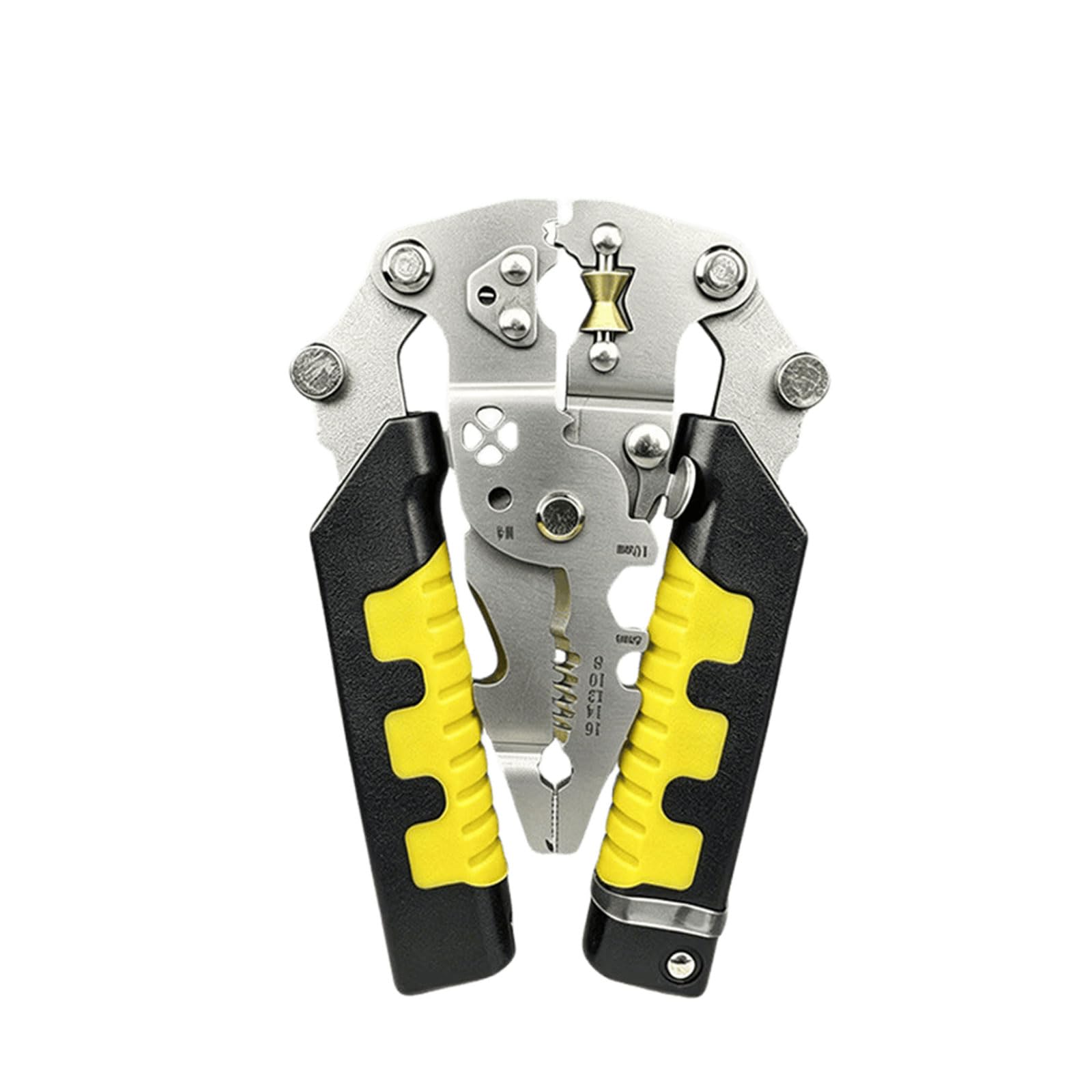 Hsioluted Yb26163 Electrician Pliers With Voltages Detector And Wire Stripping Multifunctional Electrician Pliers Enduring Multifunctional
