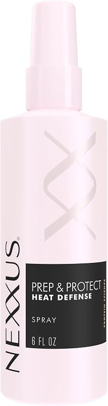 Nexxus Heat Protectant Spray Prep & Protect Heat Defense 6 oz | For heat-styled hair - delivers 450°F heat protection with softness, shine, and flexible styling.
